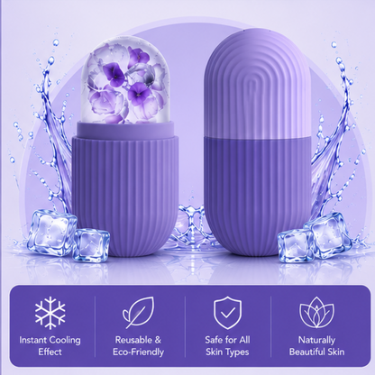 Reusable Silicone Ice Face Roller & Facial Massager | Dark Circle Remover